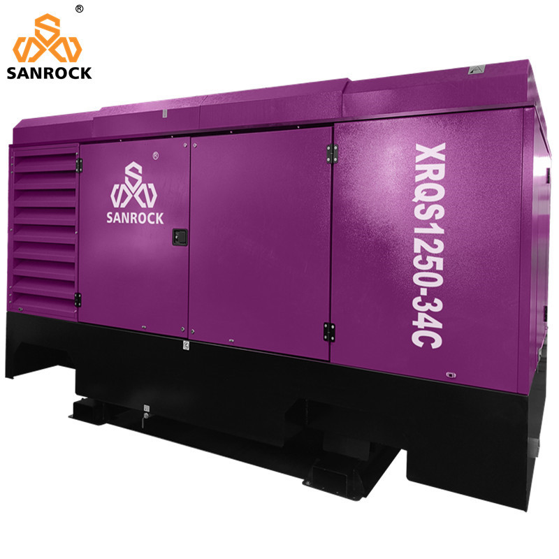 1750rpm Speed High Pressure Screw Air Compressor Portable Air Compressor Machine for Water Well