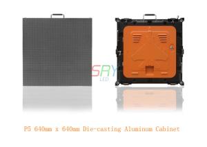 China Popular Orange Color Led Display Cabinet 640mm X 640mm Lightweight wholesale