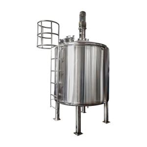 China Double Jacketed Steam Heating Mixing Tank 800 Gallon Industrial Tank Mixer wholesale