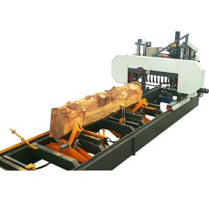 China Large Horizontal Wood Cutting Hydraulic Automatic Band Sawmill For Sale wholesale