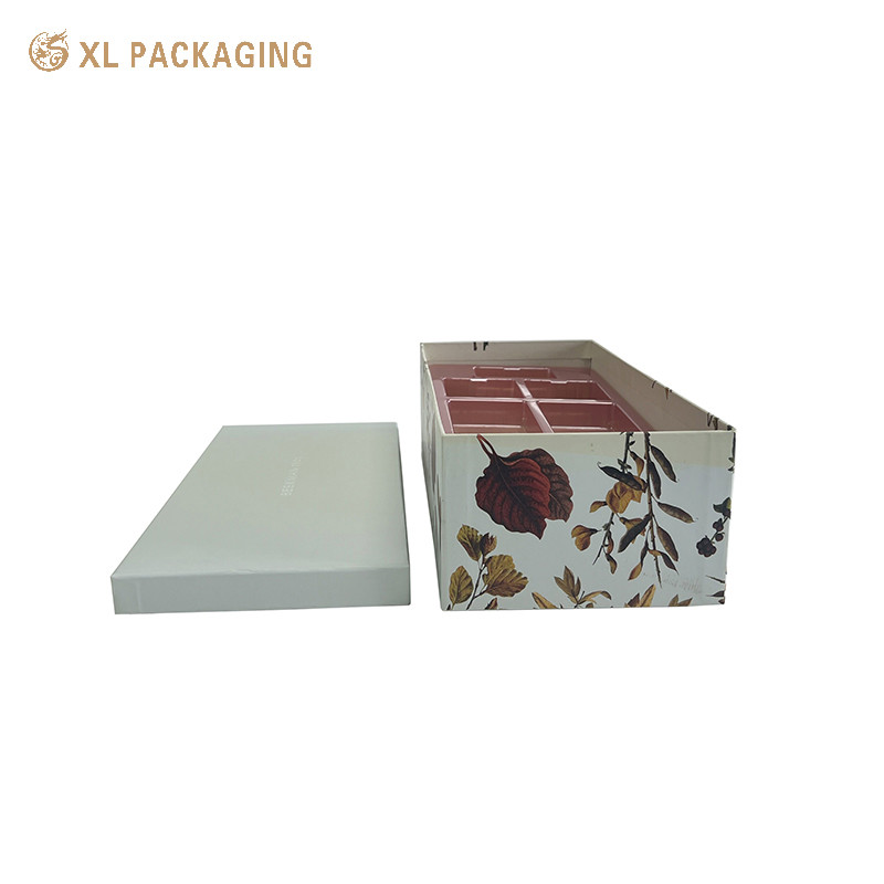 Skincare Custom Size 157gsm Material Cosmetic White Printing Flower Disney Certificate Lid And Base Gift Box