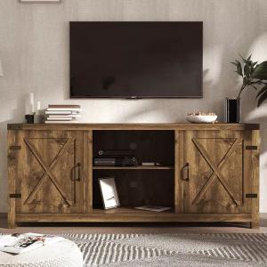 China Farmhouse Entertainment Center TV Stand Luxury Modern Cabinet TV Console wholesale