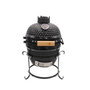 China 13 Inch 32cm Charcoal BBQ Ceramic Grill Outdoor Black wholesale