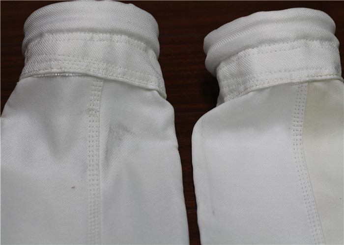 Industrial Polyester Dust Collector Bags White High Filtration Precision