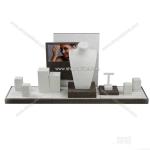 Hot sale wholesale red acrylic jewelry display props, jewelry display stand