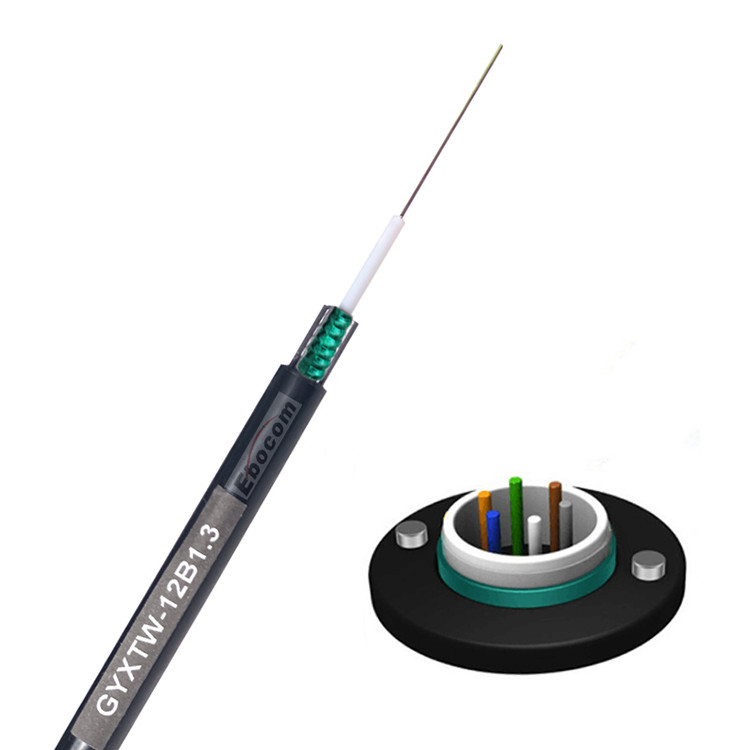 Outdoor Duct GYXTW Optical Fiber Cable Single Mode G652d 8 core duct installation