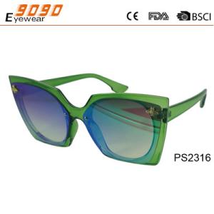 China Hot sale colorful lenses fashion polarized sunglasses ,UV protection lens ,parts of the bee on the frame wholesale