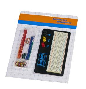 China Aluminum Plate Electronics Breadboard Kit 70 Pcs Jumper Wires Kits wholesale