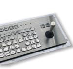 Ip65 /IK07 Waterproof dustproof Industrial Stainless Steel Keyboard With 8