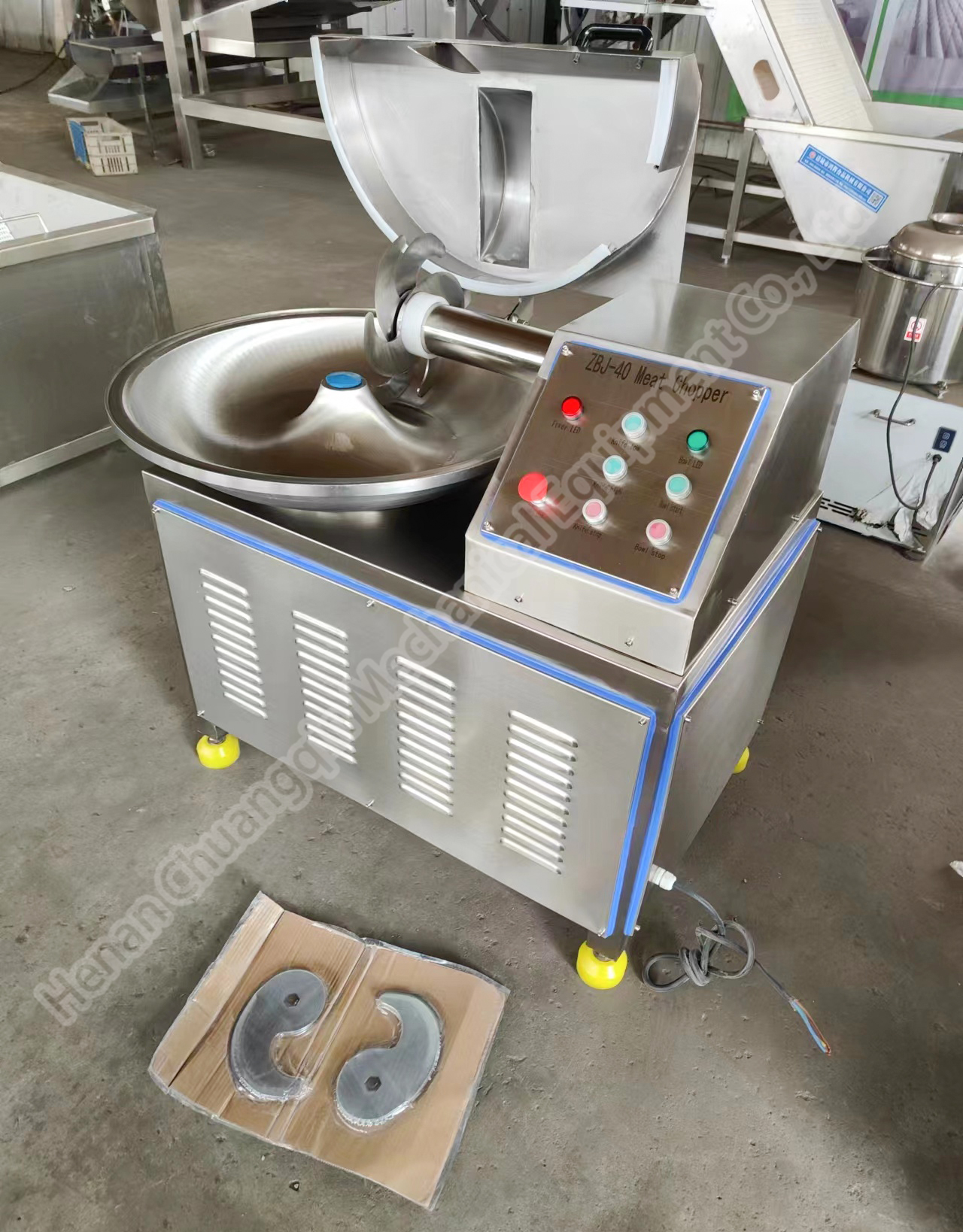 bowl cutter zb 80 machine sausage meat bowl cutter meat bowl cutter machine 20l commercial bowl cutter