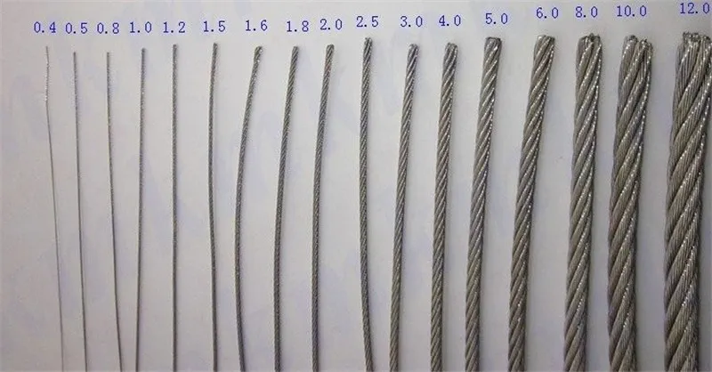 STAINLESS STEEL WIRE ROPE 6X19 IWRC Diameter 5-30mm Non-Alloy Elevator Manufacturing