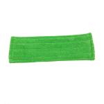 Twist Pile Metal Buckles Clip Microfiber Flat Mop Refill Pad 18" Green