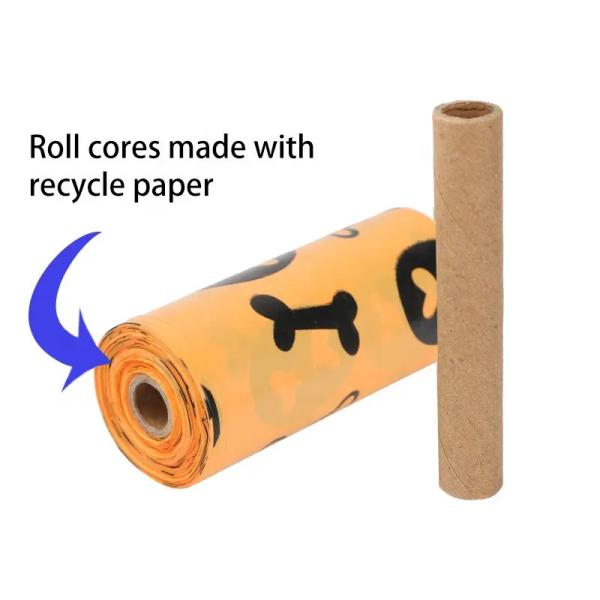 Custom Logo Printed Biodegradable Doggie Waste Bags Environmentally Friendly