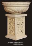 Natural Stone Carved Sandstone Flower Pots For Outdoor Landscaping