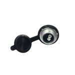 IP66 PDLC Waterproof Fiber Optic Cable Connector Outdoor Black