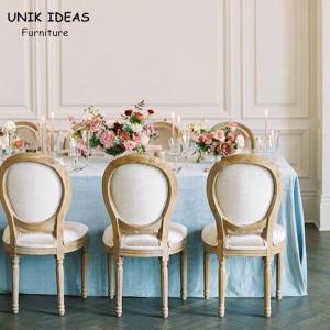 China Louis Banquet Dining Chair 100cm Wedding XVI Round Back Estates Garden wholesale