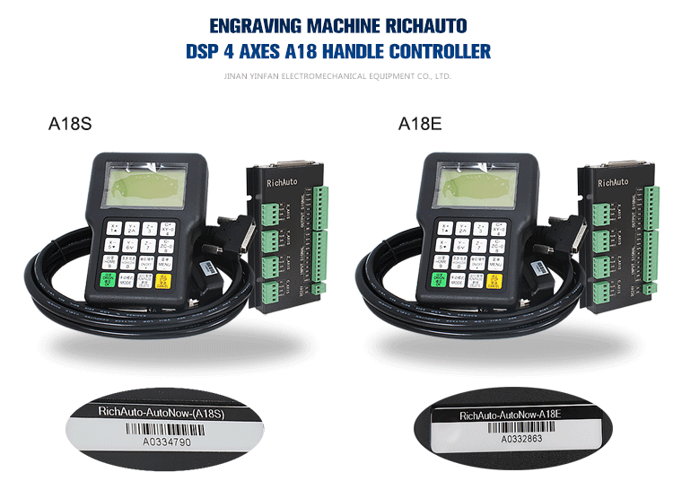 CNC Router A18S 4 Axis Control System DSP Handle Controller for Video Technical Support