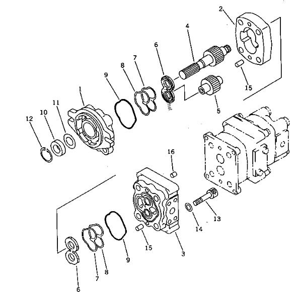 NACHI Excavator Hydraulic Pump PVD-1B-32P Original Mini Piston Pump PC20 PC30 VIO35 1