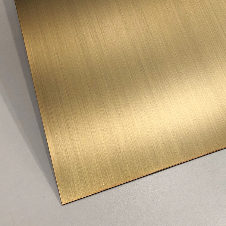 Brushed Hairline Stainless Steel Sheet Decorative Plates 304 201 430 hl 0.28mm