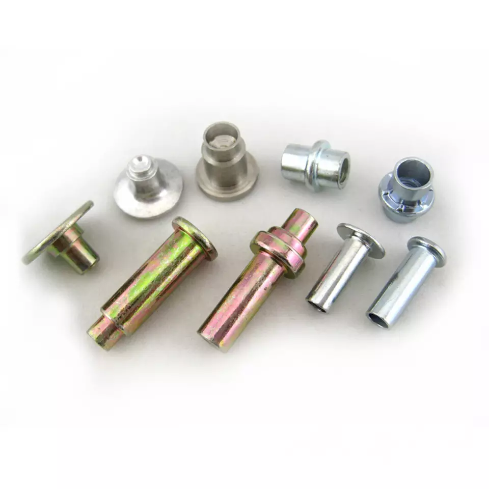 Carbon Steel DIN 7340 Rivet Nuts Copper Hollow Tubular Rivets End Closed or Open End