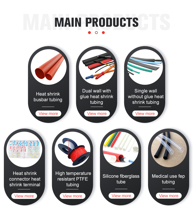 Multiple Customized Insulating Heat Shrink Busbar Tube 40mm Flexible Polyolefin