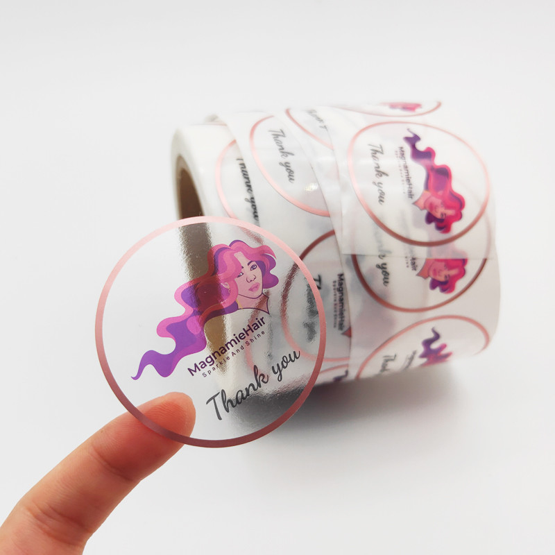 ISO8317 Waterproof Bottle Label , Wear Resistant Clear BOPP Labels