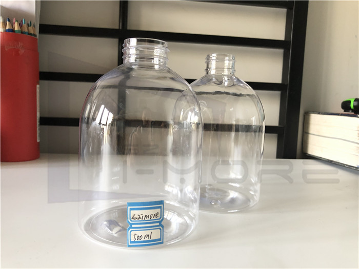Silkscreen ODM 500ml Plastic Lotion Pump Bottles