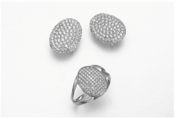 "Shield StudsⅠ" Birthstone Earrings 925 Silver CZ Stud Earrings Protective