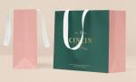 Embossed Printing Paper Bag 250gsm Printed Paper Carrier Bags