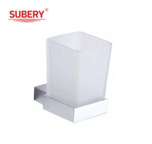 China Stainless Steel Bathroom Accessories Single Tumbler Cup Holder wholesale