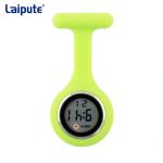 Pin Buckle Digital Fob Watch Electronic Display Skin Friendly Silicone Nurse