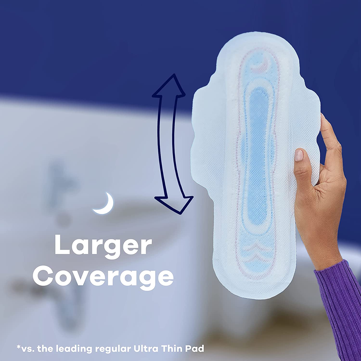 Soft Breathable Sanitary Pads with 270MM Length and Excellent Water Absorption