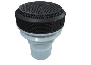 China Black Spa Hot Tub Suction Assembly Socket With 2 Inch Straight Nut wholesale