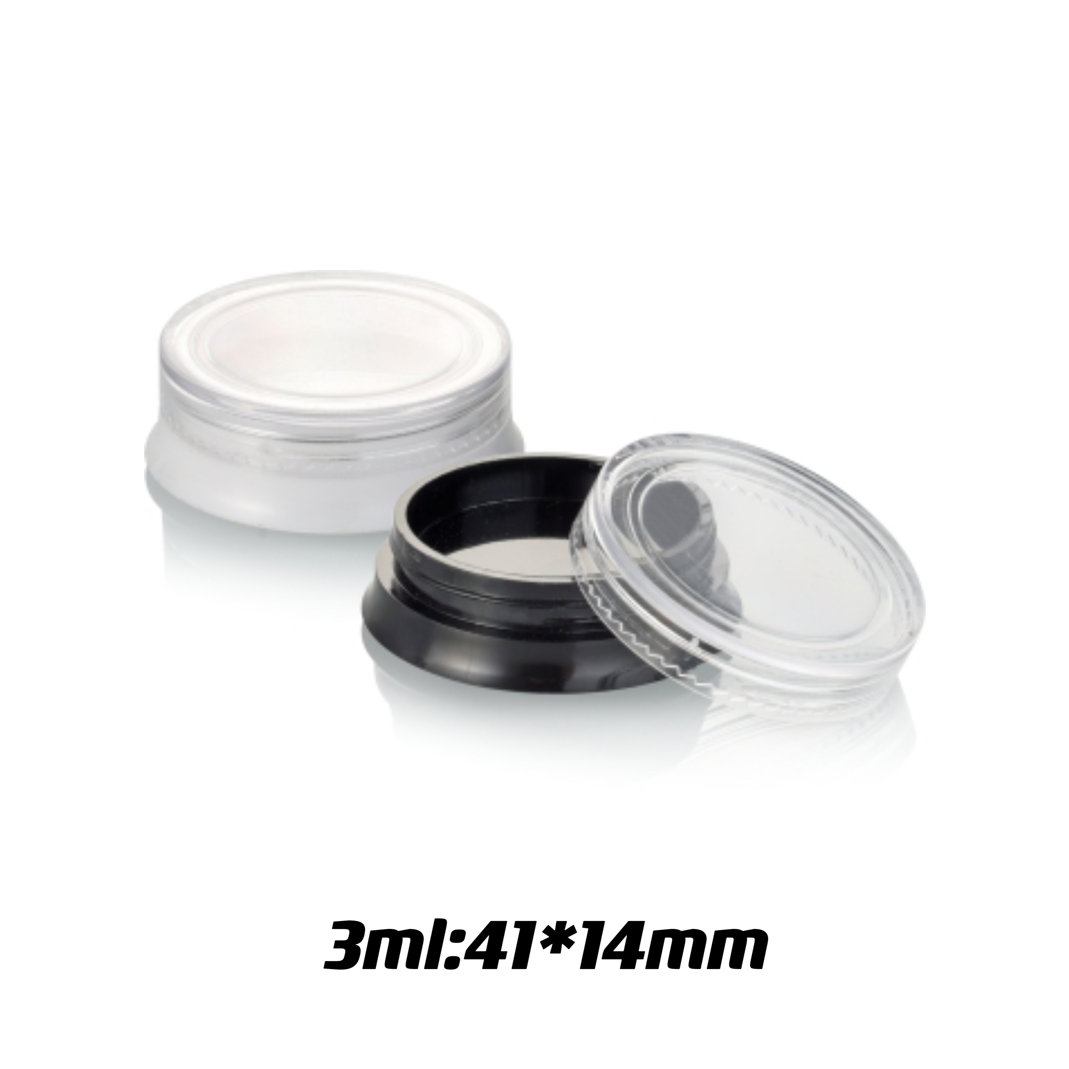 Customized Color Face Cream Jar 15ml PET Plastic Jar for Empty Cosmetic Jar