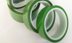 China 55um PET Silicone Tape Radiation resistance characteristic for spraying powder wholesale