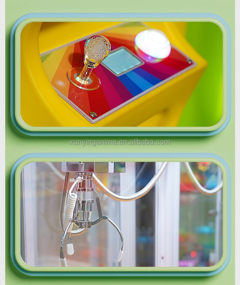 50KG Metal Acrylic Plastic Mini Claw Crane Vending Machine for Your Business Needs