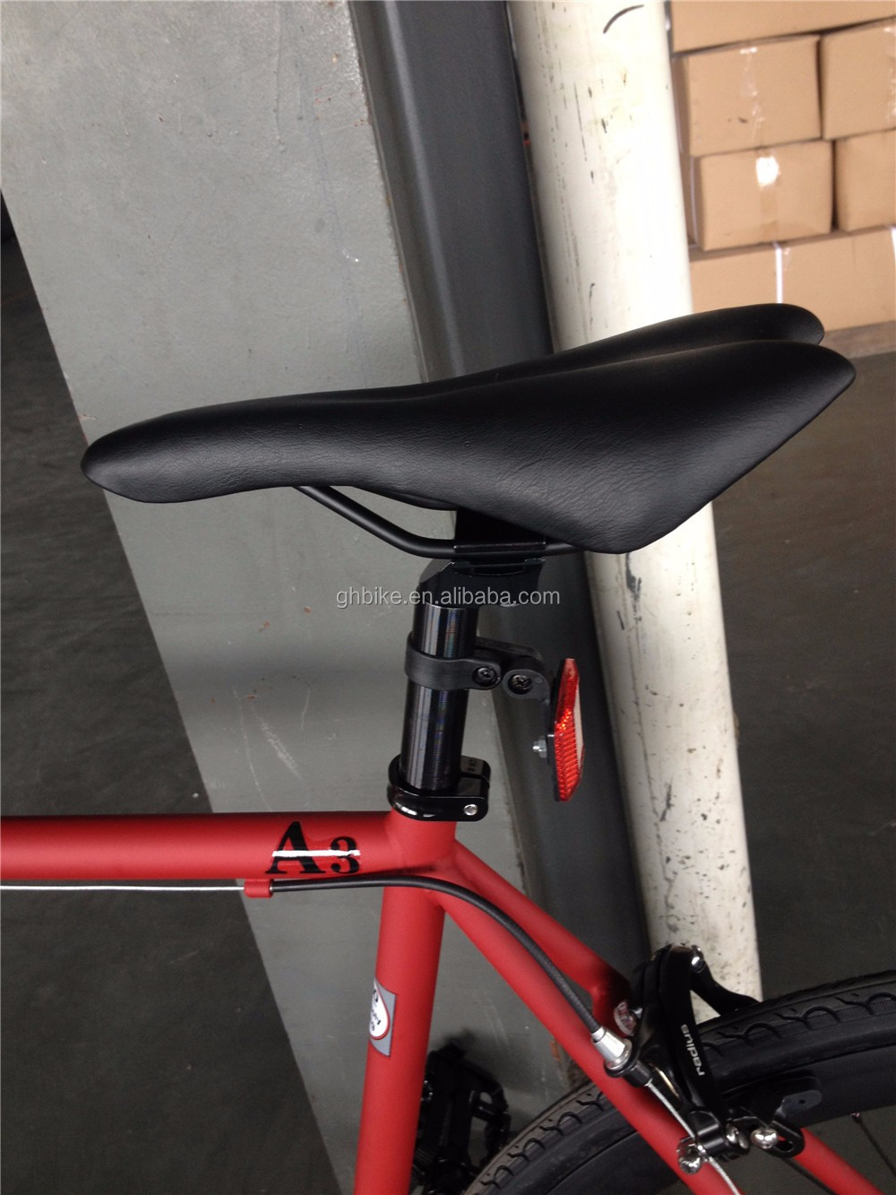 Red Color 3 Speed Fixed Gear Bike with Kenda Tire and Neco Head Set on Chromoly Frame