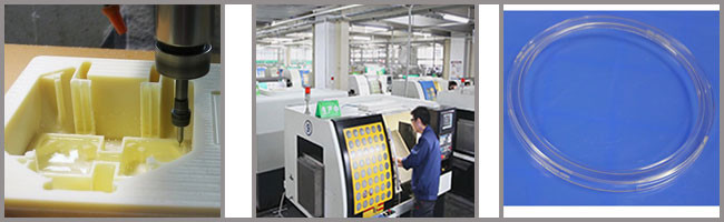 Fast CNC Machining Service Rapid Prototyping Transparent Acrylic Component
