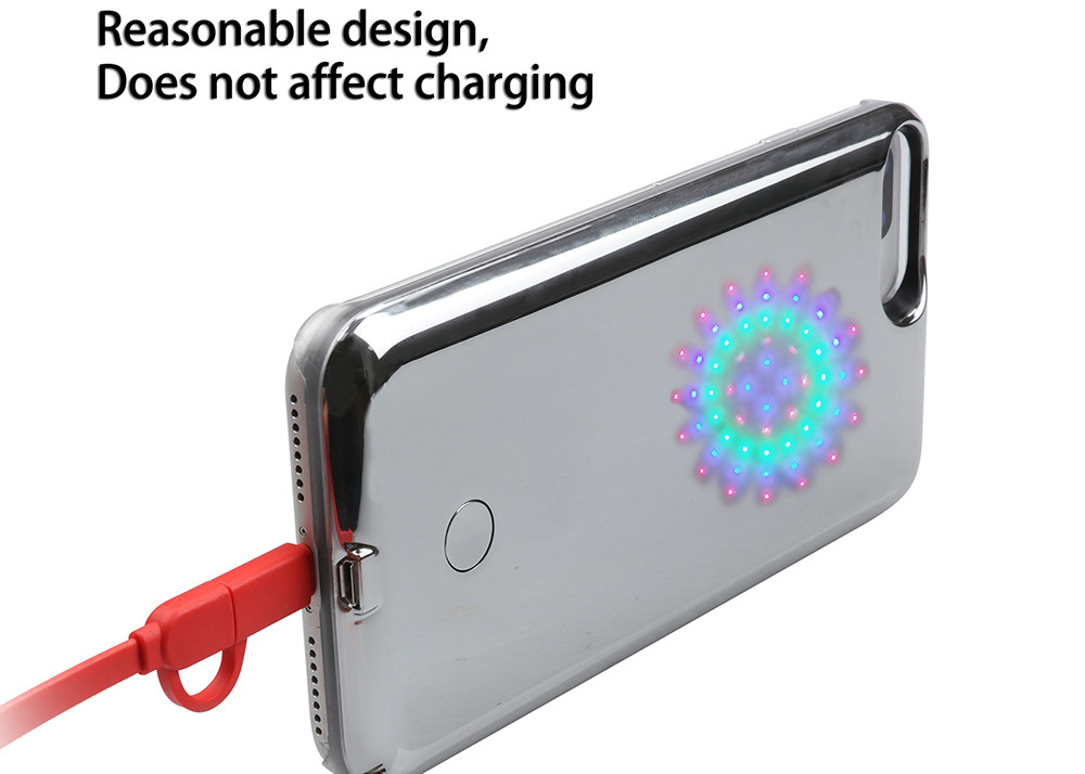 LED Music Mobile Phone Protective Cases 4.7-5.5 Inch For Smartphone SZX-PC-019