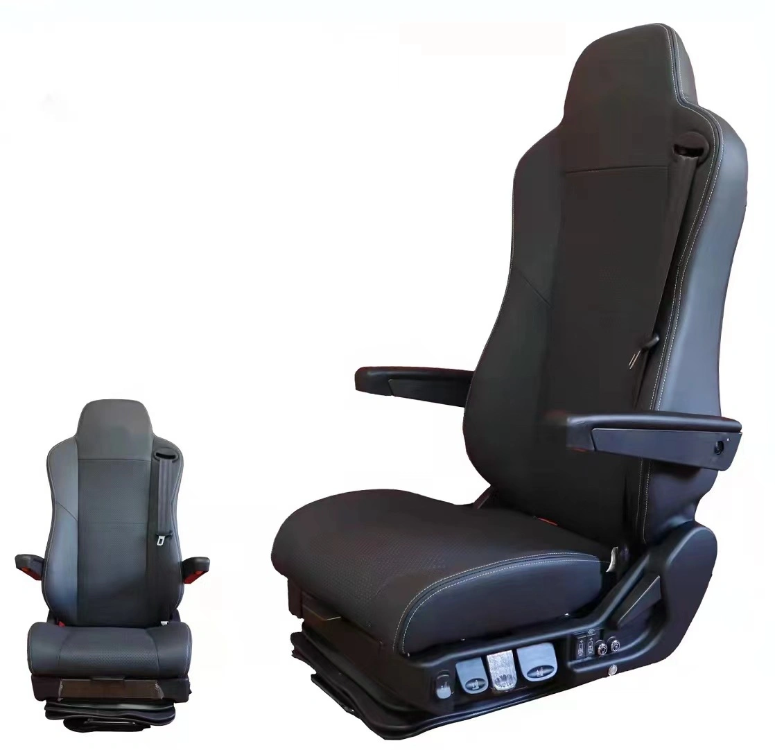 Leather Truck Seat Air Suspension Heavy Truck Duty for Volvo and Scania Standard Size