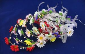 China Mum flower garland pack wholesale