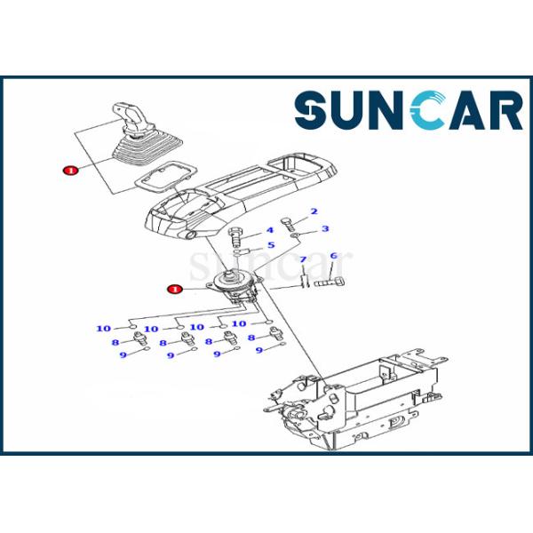 Excavator PC180LC-7K Valve Repair Kit 702-16-09131