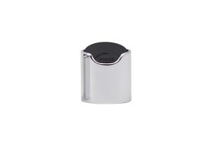 China 24 / 410 Silver Disc Top Cap Aluminum Plastic Screw Metal Bottle For Shampoo Lotion Cream wholesale
