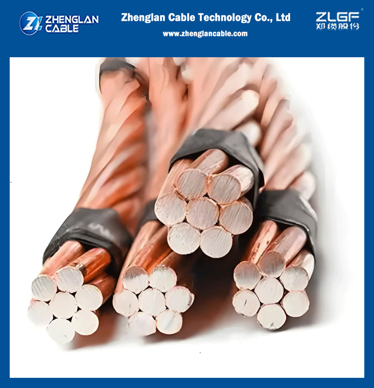 Wholesale CCS Ground Rod Conductor Wire Bare Copper Clad Steel Electric Stranded Wire for Power engineering project
