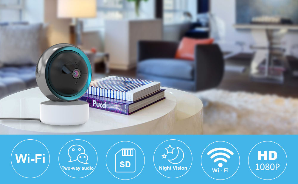 4x Electronic Zoom Tuya Smart PTZ CCTV WiFi Surveillance Camera for Indoor Monitoring