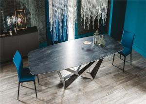 China Customized Size Marble Dining Table Square Shaped Living Room Furniture wholesale
