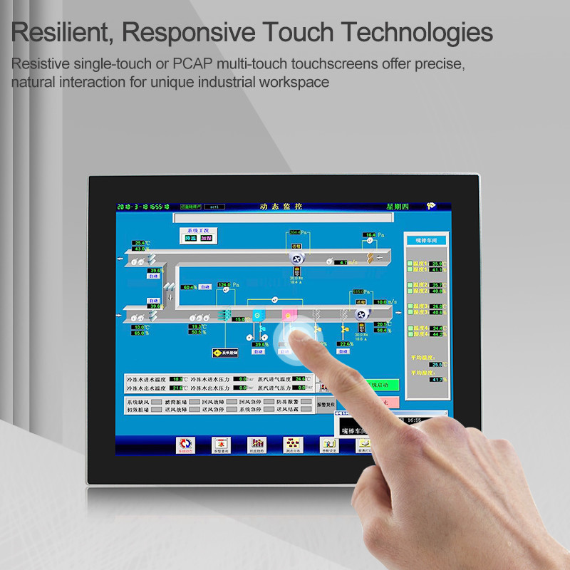 PCAP Industrial Touch Screen Monitor