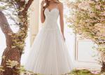 Sling Short White Wedding Dresses Top Lace And Down Tulle Over Knee Ball Gown