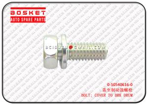 China 0505406160 0-50540616-0 Auto Brake Parts For XD 4HK1 Bolt Cover Brake Drum wholesale