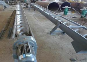 China 45 Angle 219mm Stainless Steel Screw Conveyor Flexible 3KW For Small Piece Material wholesale